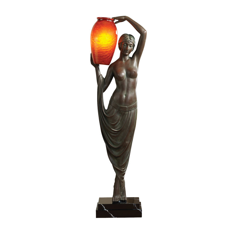 Design Toscano Goddess of the Stars Art Deco Illuminated Sculpture-